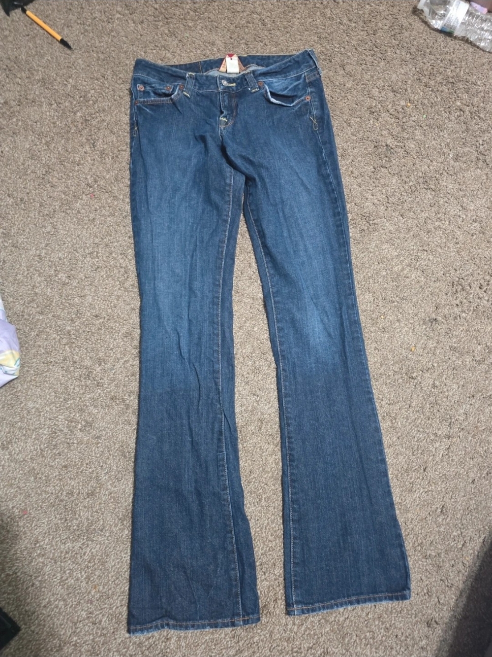 Lucky Brand Women's Dark Blue Flare Jeans